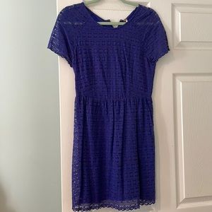 Free people blue lace dress